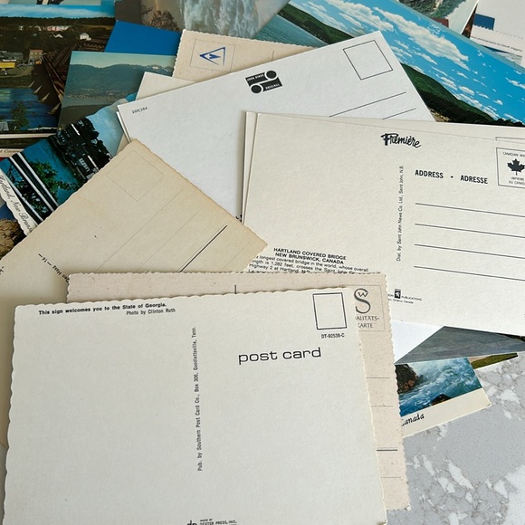 Vintage Postcards Travel Lot 83 Cards From Various Countries Junk Journals Craft - Picture 8 of 10